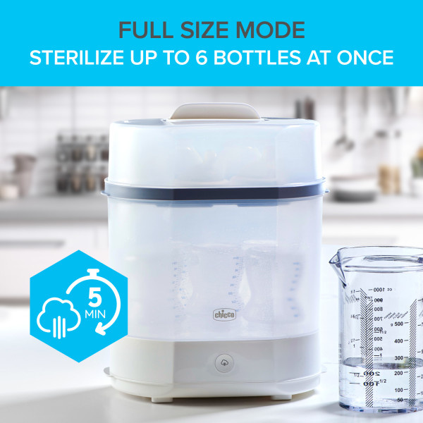Chicco Advanced Electric Steam Sterilizer & Dryer – White