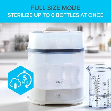 Chicco Advanced Electric Steam Sterilizer & Dryer – White