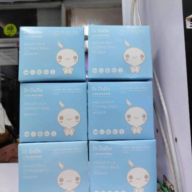 Dr. Dudu Pre-Sterilized Breast Milk Storage Bags 220ml – Pack of 30 BPA-Free Leak-Proof Bags