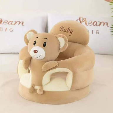 Plush Baby Floor Support Seat | Soft Infant Sitting Support Cushion