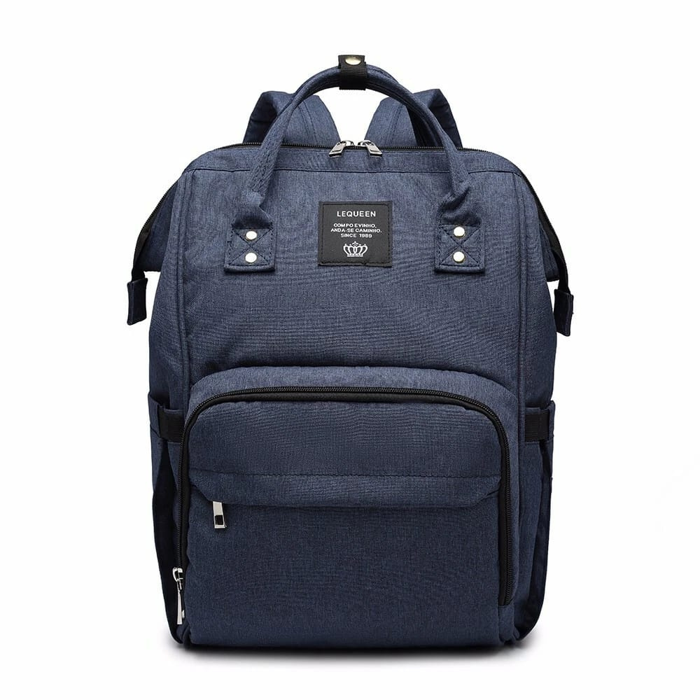 Lequeen Multi-Functional Diaper Bag Backpack – Large Capacity Waterproof Baby Travel Bag