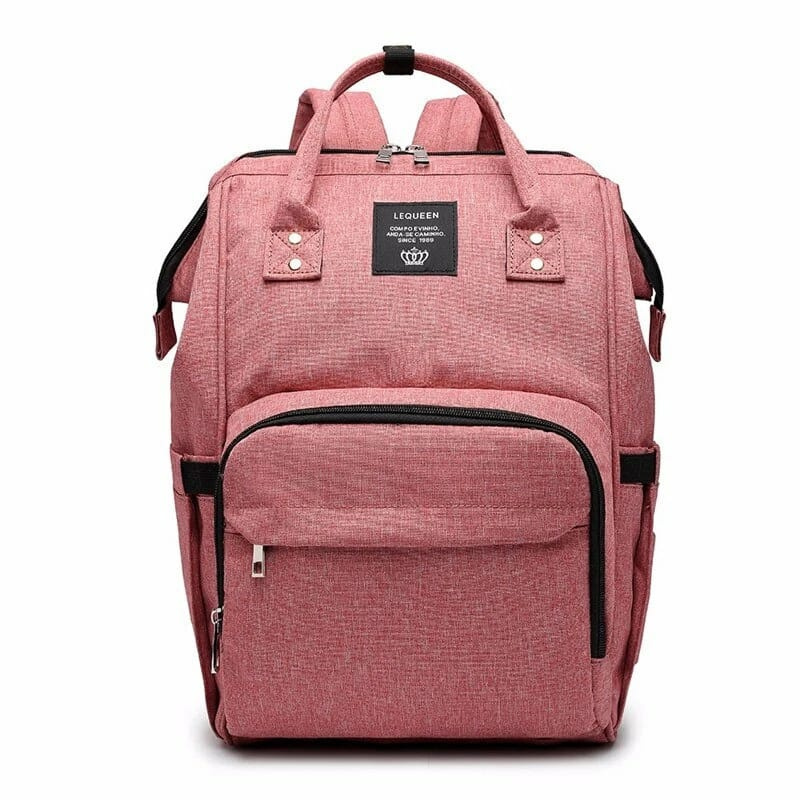 Lequeen Multi-Functional Diaper Bag Backpack – Large Capacity Waterproof Baby Travel Bag