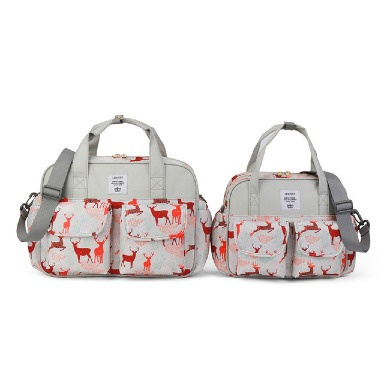 Lequeen Unicorn & Rainbow 2-Piece Waterproof Diaper Bag Set