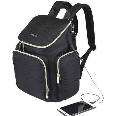 Colorland Georgia Baby Changing Backpack with USB Charging Port & Stroller Hooks