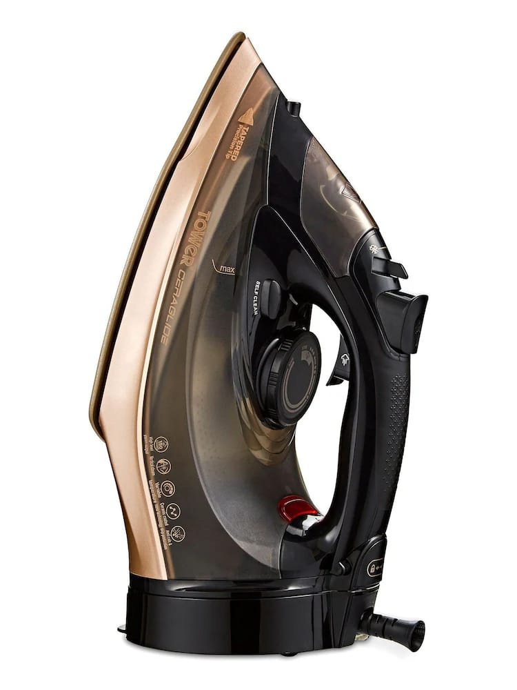 Tower Ceraglide 360 Cordless Steam Iron 2800W with Ceramic Soleplate