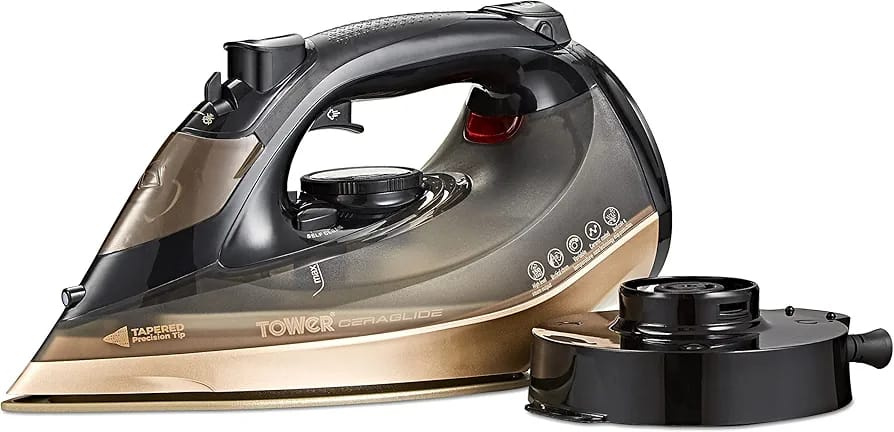 Tower Ceraglide 360 Cordless Steam Iron 2800W with Ceramic Soleplate