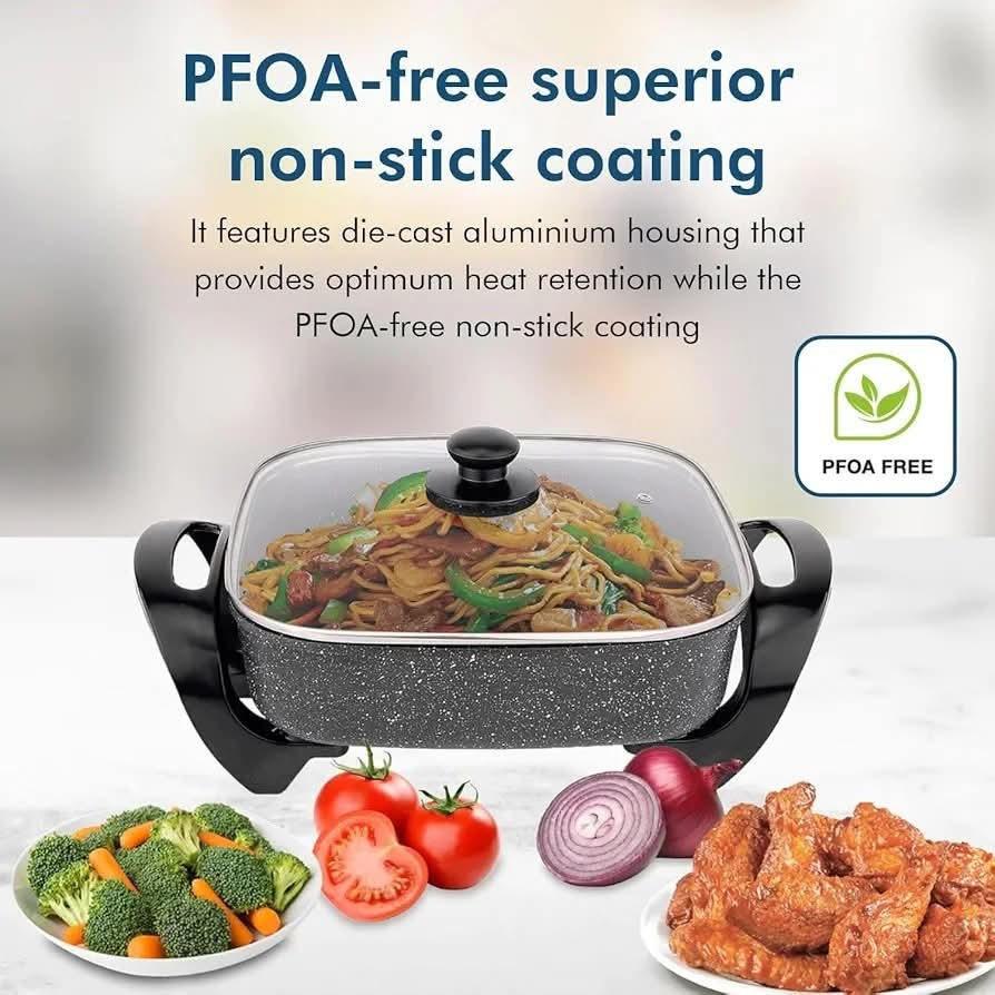 Tower Cerastone Electric Skillet 30cm 1500W Non-Stick Frying Pan Kenya
