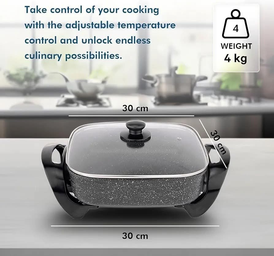Tower Cerastone Electric Skillet 30cm 1500W Non-Stick Frying Pan Kenya