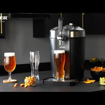 Salter Professional Chilled Draught Beer Dispenser EK4919 – 5L Keg System with CO₂ Control
