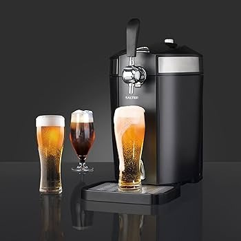 Salter Professional Chilled Draught Beer Dispenser EK4919 – 5L Keg System with CO₂ Control