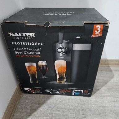 Salter Professional Chilled Draught Beer Dispenser EK4919 – 5L Keg System with CO₂ Control