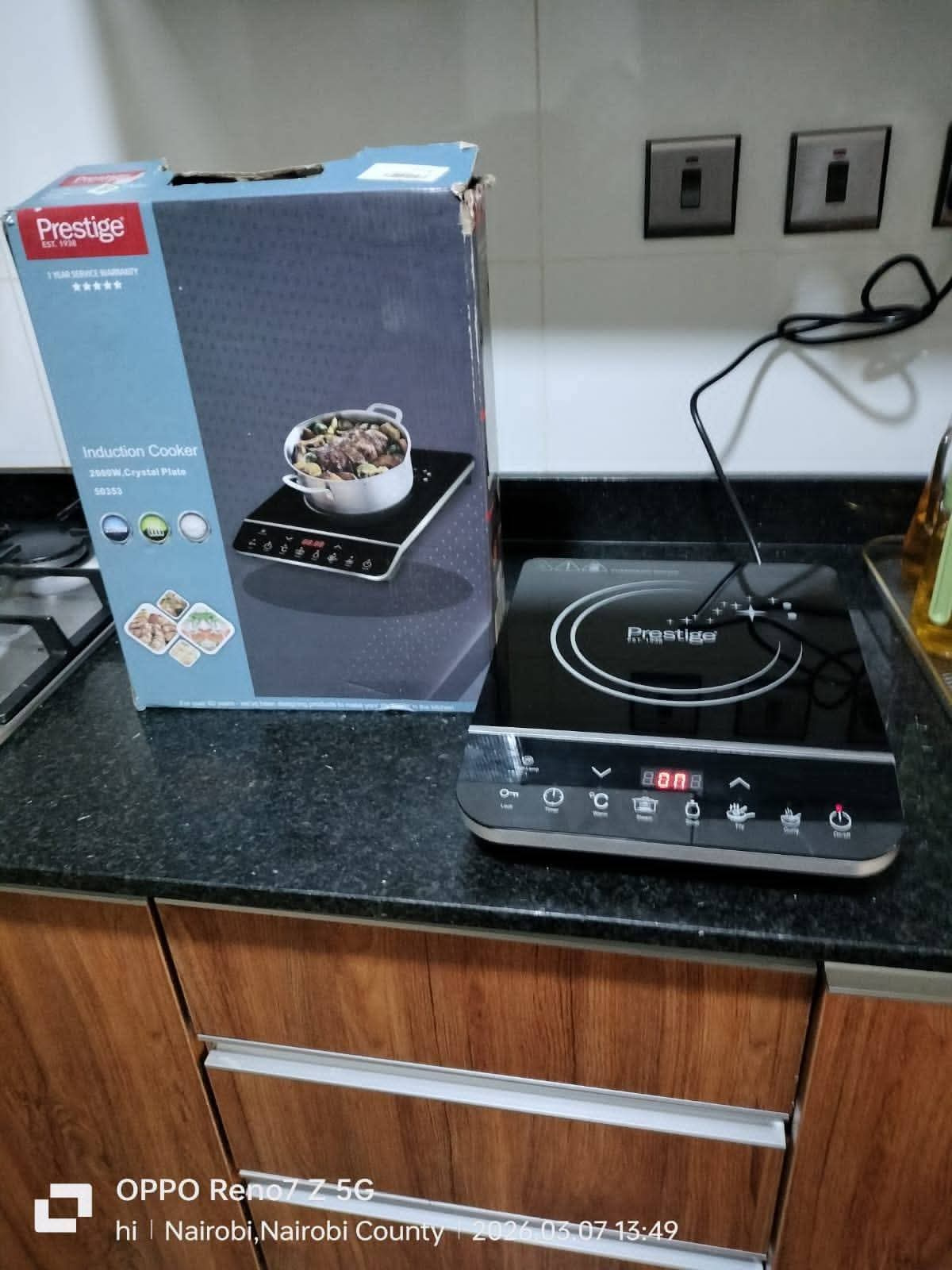 Prestige PR50353 Multi Cook Induction Cooktop 2000W – Fast & Safe Cooking