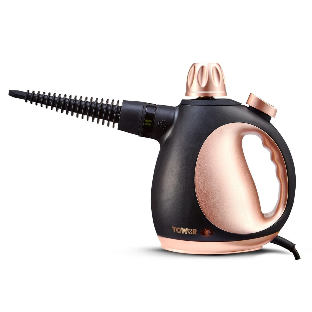Tower T134000BLG Handheld Steam Cleaner 1050W Fast Heat-Up Black & Rose Gold