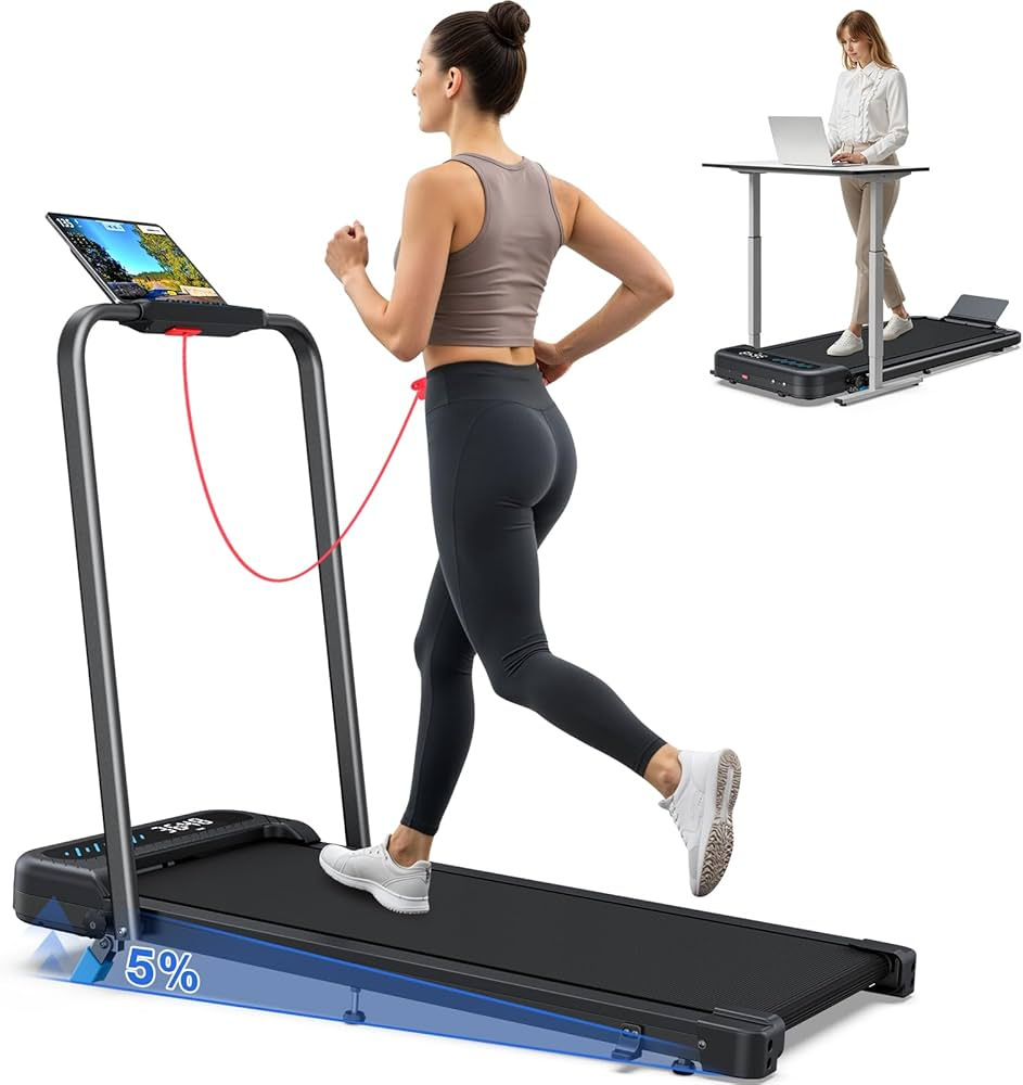 Formill FT51 2-in-1 Foldable Walking Pad Treadmill with Remote Control
