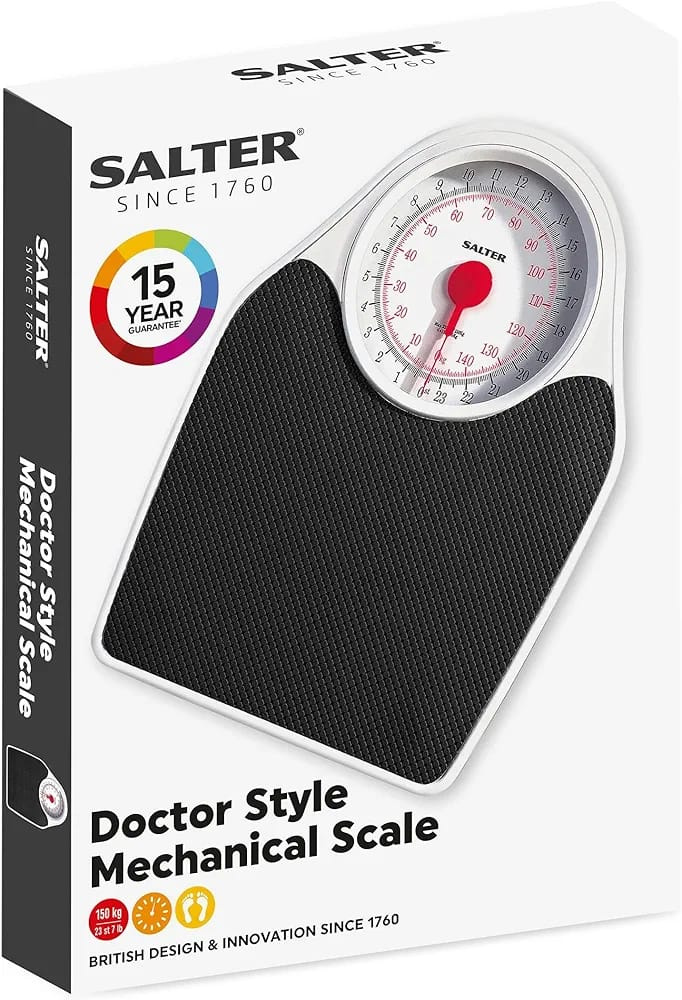 Salter Doctor Style Mechanical Bathroom Scale Analog Weighing Scale No Batteries