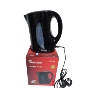 Ramtons RM/594 1.7L Corded Electric Kettle Black – 2200W Fast Boil