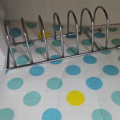 Silver Plate Holder Rack Organizer – Stainless Steel Dish & Lid Storage