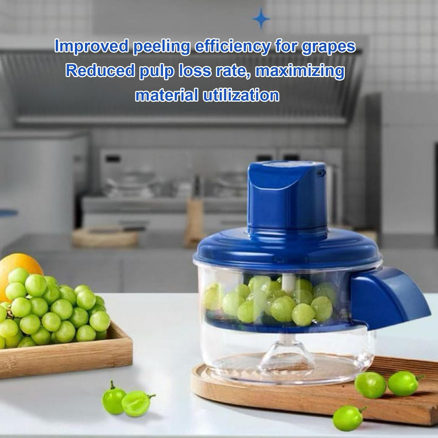 Generic Electric Automatic Fruit & Vegetable Peeler – Blue