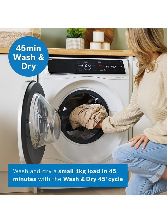 Modern Front Load Wash & Dry Machine 10kg – Smart Digital Washing Machine