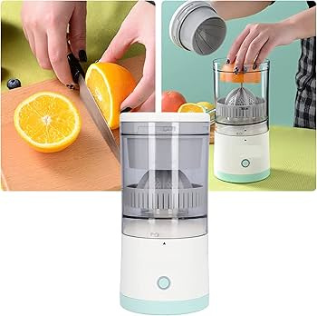 Portable USB Rechargeable Electric Citrus Juicer – 500ml Automatic Orange & Lemon Juicer