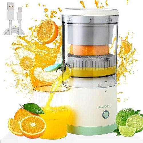 Portable USB Rechargeable Electric Citrus Juicer – 500ml Automatic Orange & Lemon Juicer