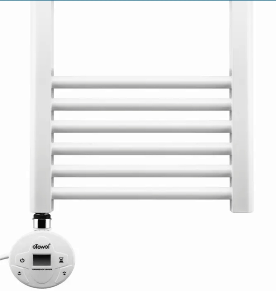 Kandor 500W Electric Towel Warmer Radiator | Wall Mounted Bathroom Heater IP24