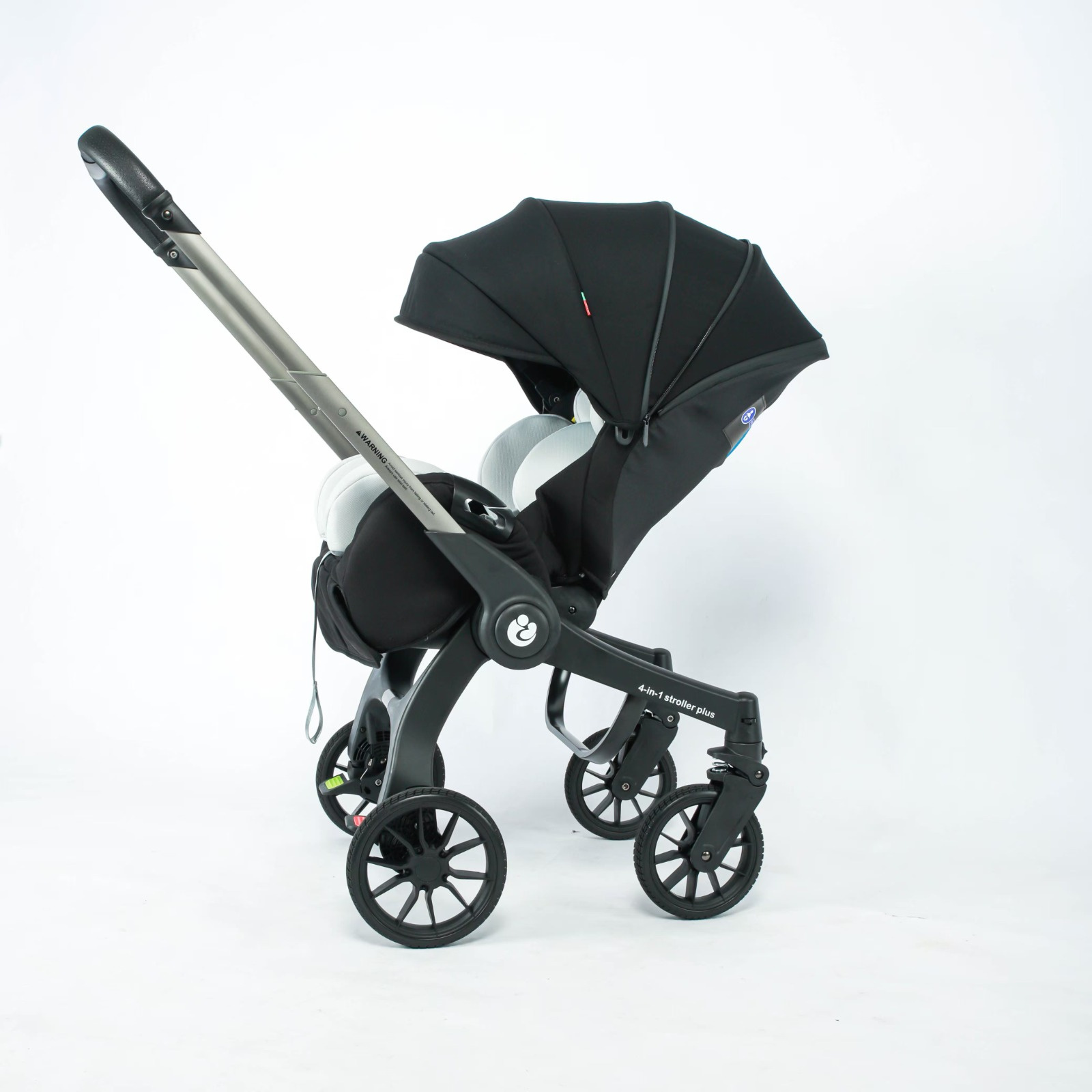4-in-1 Plus Multifunctional Baby Stroller Travel System with Car Seat & Carrycot