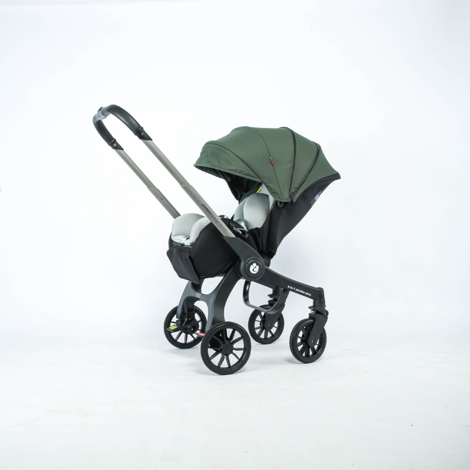 4-in-1 Plus Multifunctional Baby Stroller Travel System with Car Seat & Carrycot