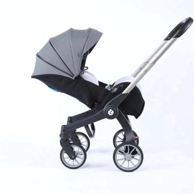4-in-1 Plus Multifunctional Baby Stroller Travel System with Car Seat & Carrycot