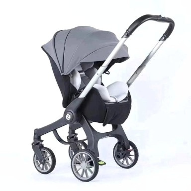 4-in-1 Plus Multifunctional Baby Stroller Travel System with Car Seat & Carrycot
