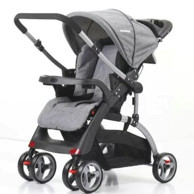 Mamakids K98 2-in-1 Baby Stroller & Car Seat Travel System – Gray & Black