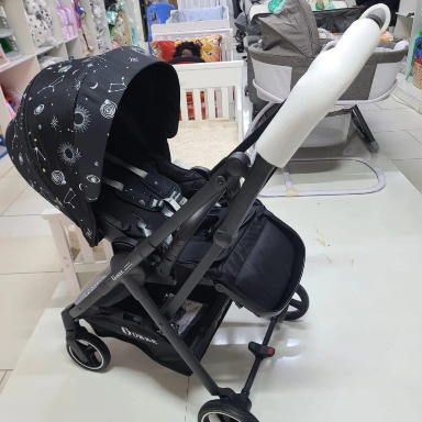 Gokke Lightweight Airplane-Approved Baby Stroller – Space Black Edition