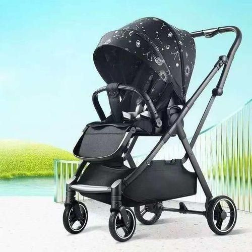 Gokke Lightweight Airplane-Approved Baby Stroller – Space Black Edition