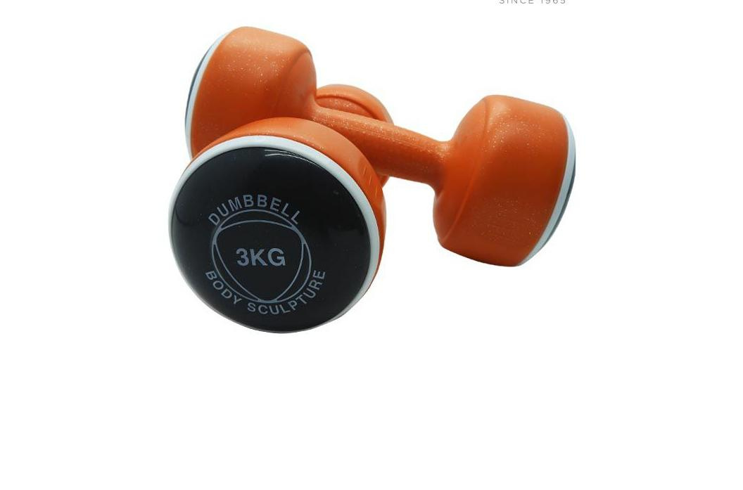 Body Sculpture Smart Dumbbells 3KG Pair for Home Fitness & Strength Training