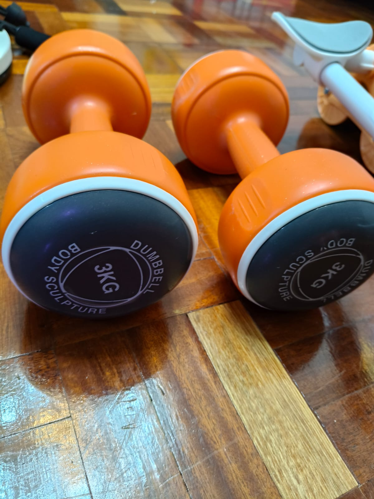 Body Sculpture Smart Dumbbells 3KG Pair for Home Fitness & Strength Training