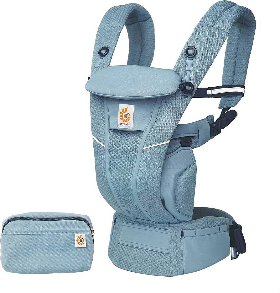 Ergobaby Omni Breeze SoftFlex Mesh Baby Carrier – Slate Blue