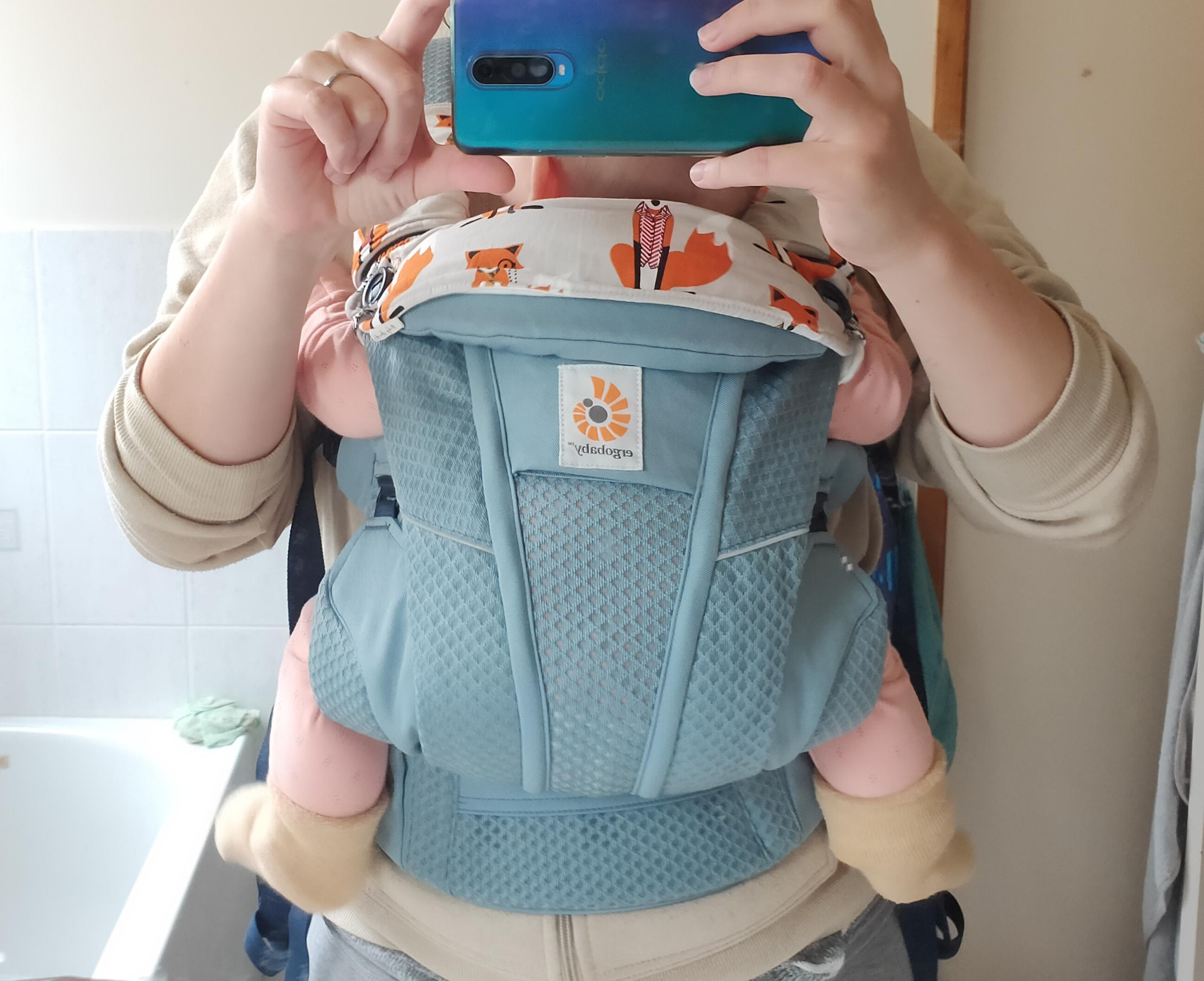 Ergobaby Omni Breeze SoftFlex Mesh Baby Carrier – Slate Blue