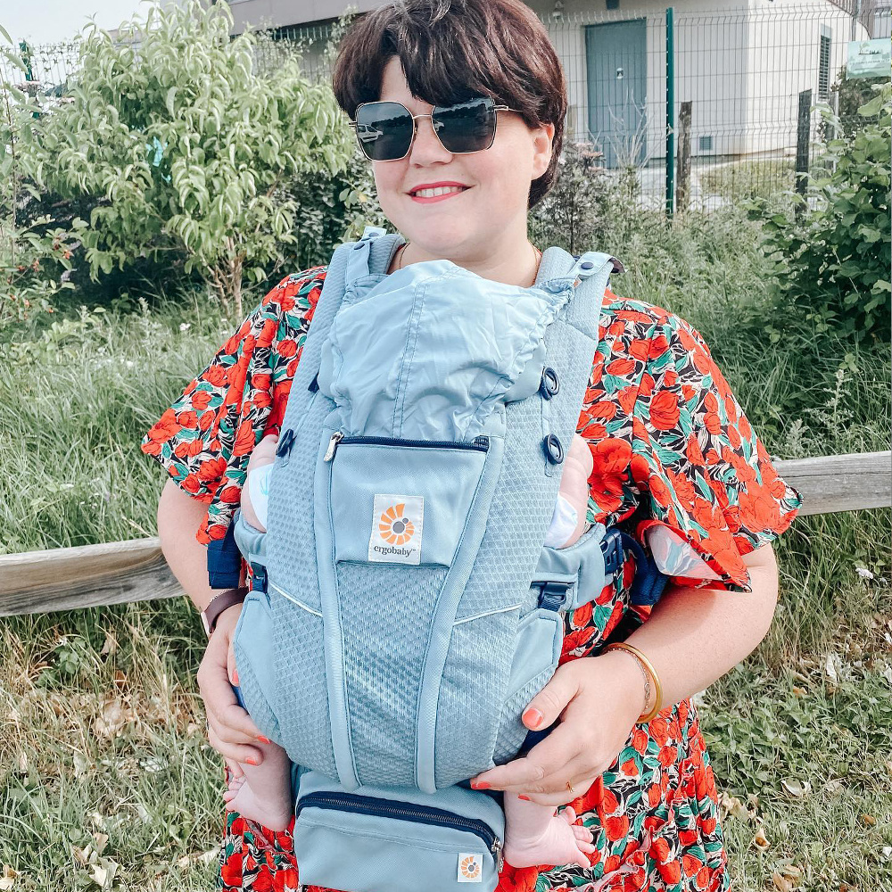 Ergobaby Omni Breeze SoftFlex Mesh Baby Carrier – Slate Blue