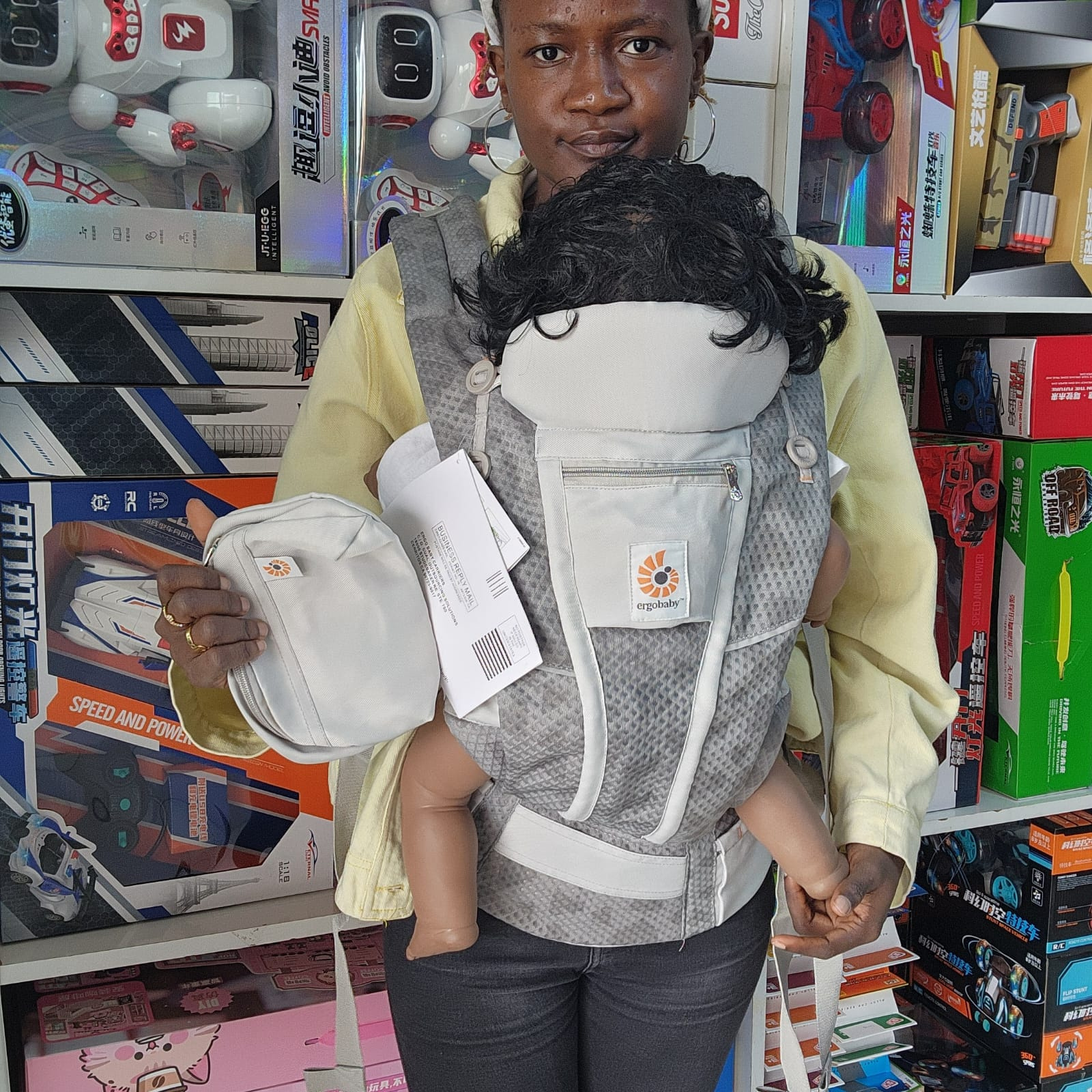 Ergobaby Omni Breeze SoftFlex Mesh Baby Carrier – Pearl Grey