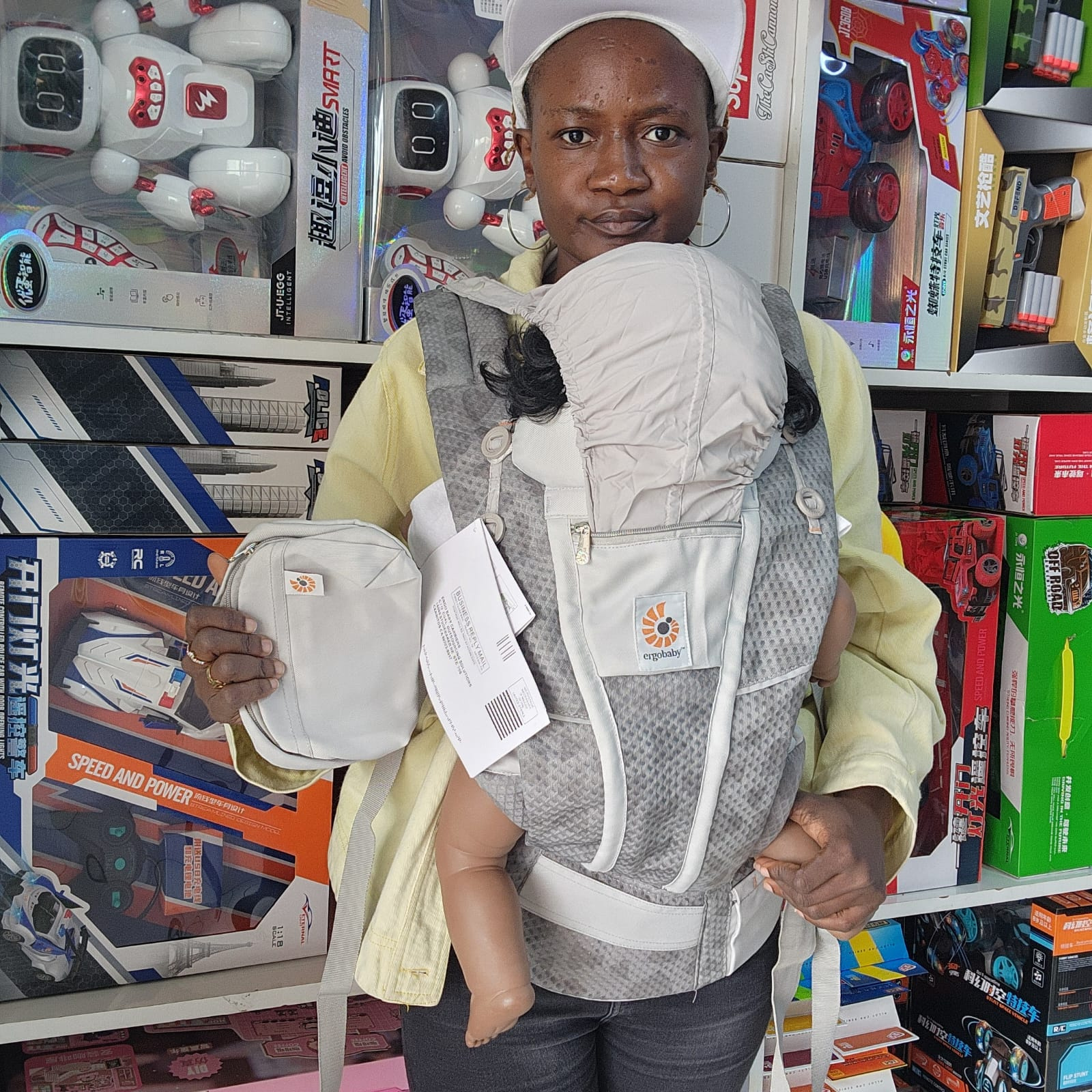 Ergobaby Omni Breeze SoftFlex Mesh Baby Carrier – Pearl Grey