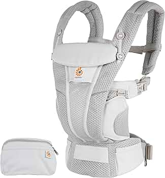 Ergobaby Omni Breeze SoftFlex Mesh Baby Carrier – Pearl Grey