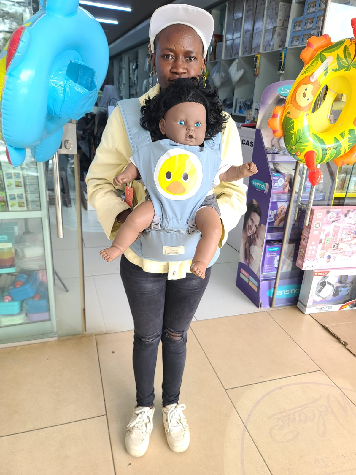 Imma Cartoon Design Ergonomic Multi-way Baby Carrier with Hip Seat