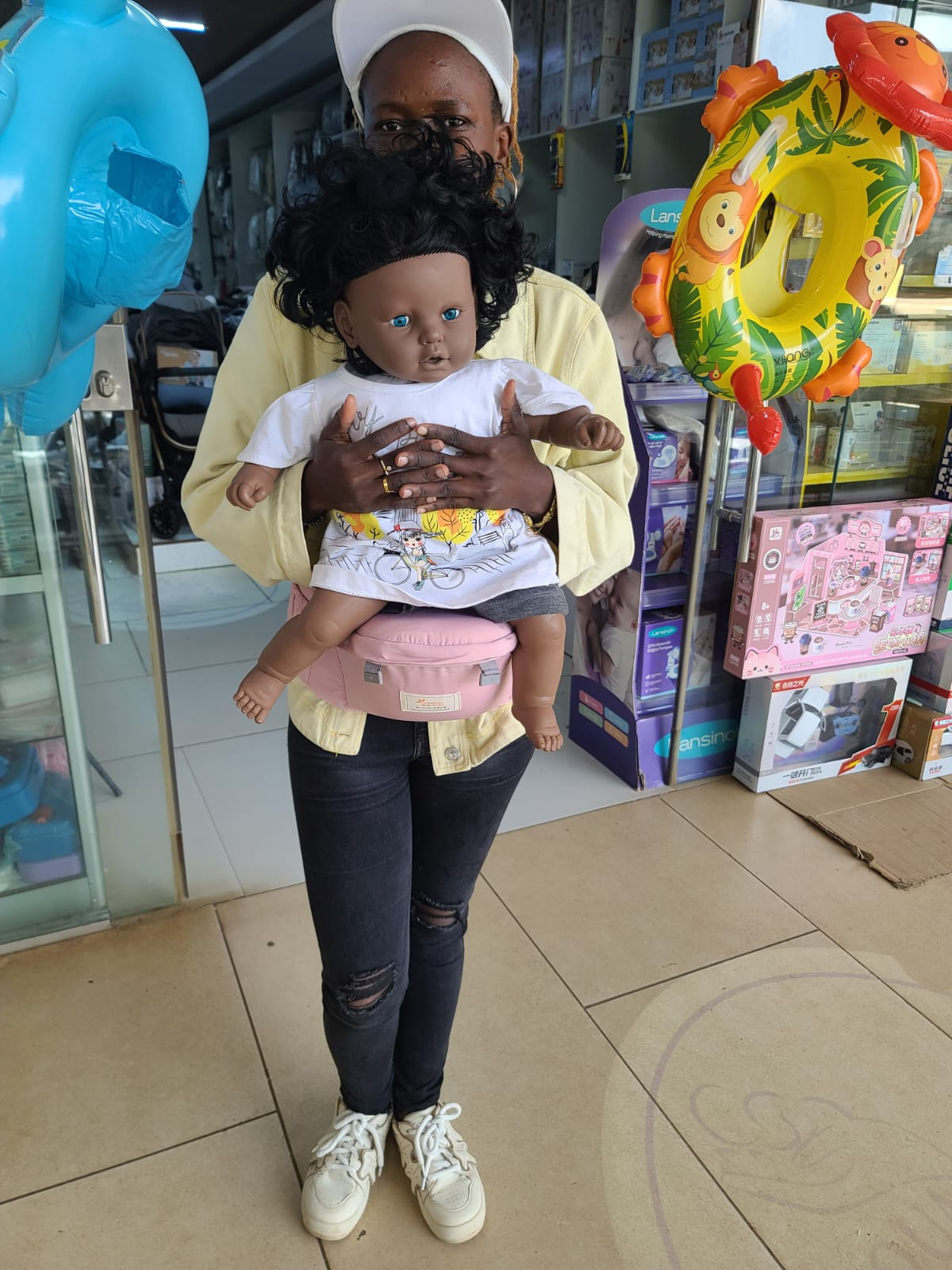 Imma Cartoon Design Ergonomic Multi-way Baby Carrier with Hip Seat