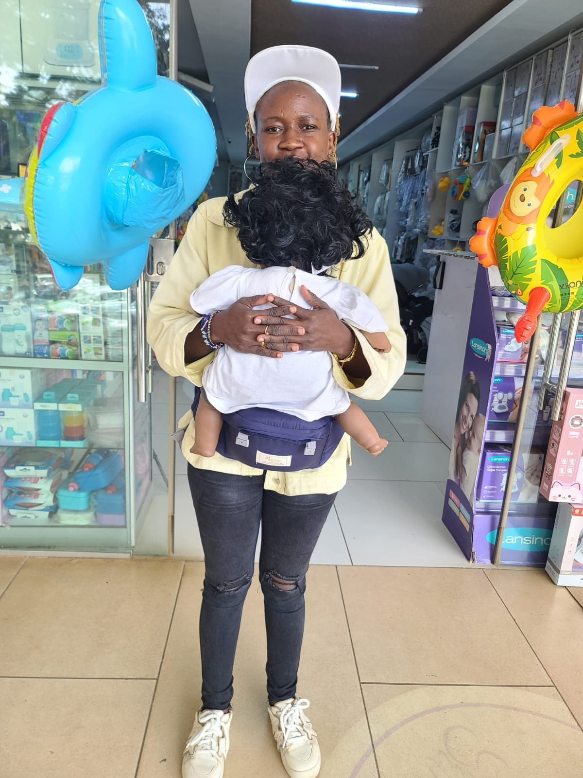Imma Cartoon Design Ergonomic Multi-way Baby Carrier with Hip Seat
