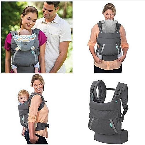 Infantino Cuddle Up Ergonomic Hoodie Baby Carrier – Grey