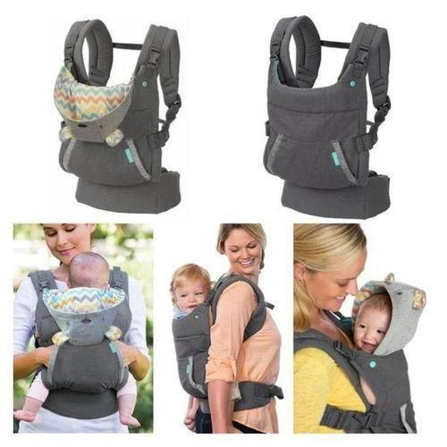 Infantino Cuddle Up Ergonomic Hoodie Baby Carrier – Grey