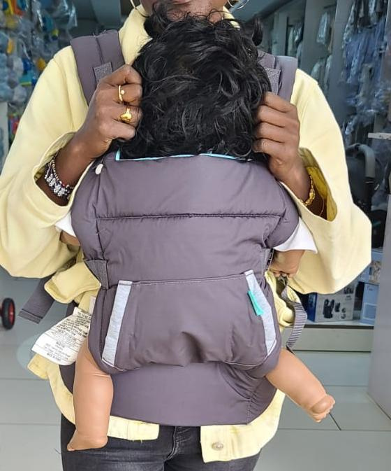 Infantino Cuddle Up Ergonomic Hoodie Baby Carrier – Grey