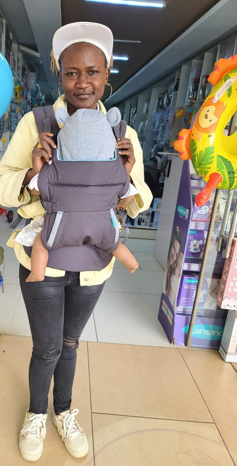 Infantino Cuddle Up Ergonomic Hoodie Baby Carrier – Grey