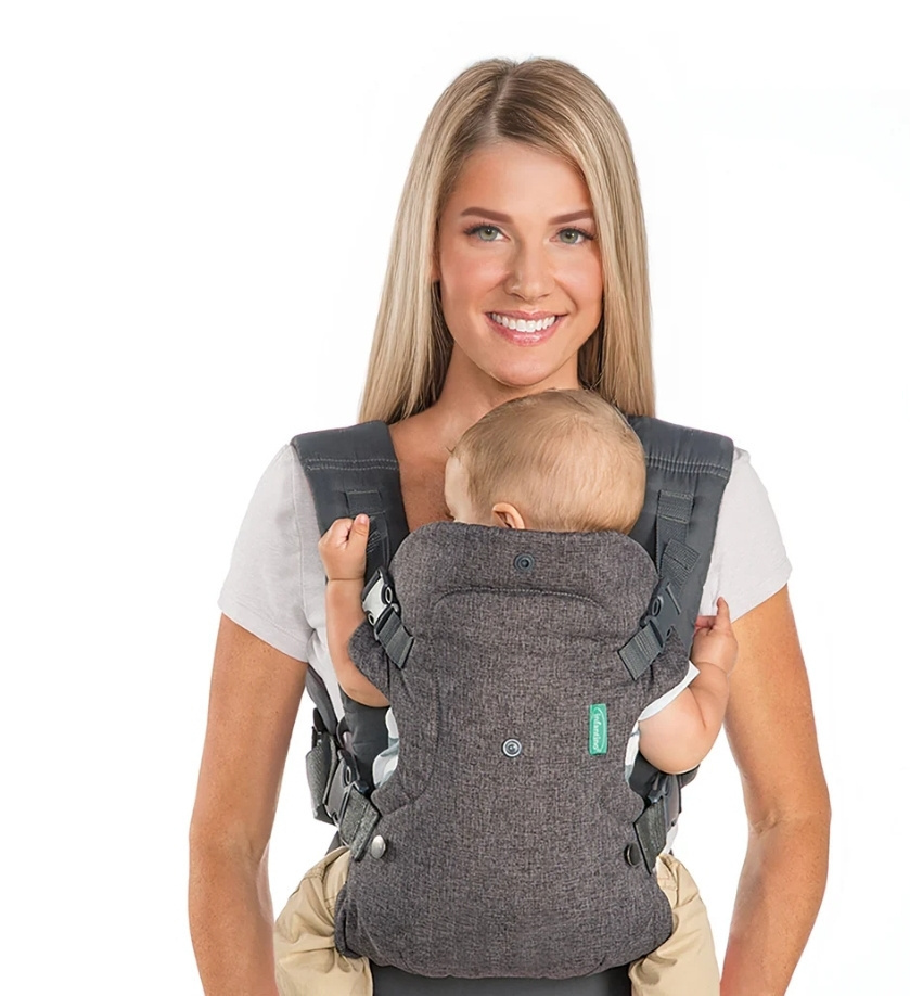 Infantino Flip 4-in-1 Convertible Baby Carrier – Charcoal Grey