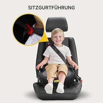 Jovikids OHHO+ I-Size ISOFIX Booster Car Seat – Gray (125–150cm / 6–12 Years)
